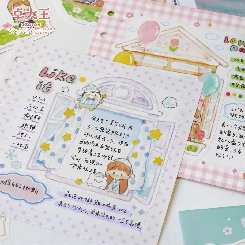 Molinta spring sakura window memo pack