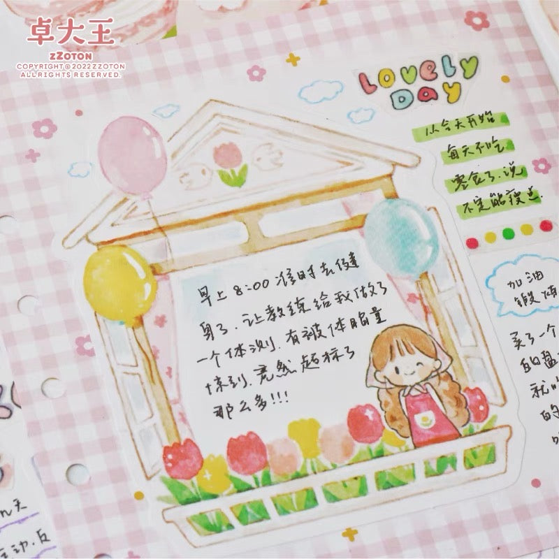 Molinta spring sakura window memo pack