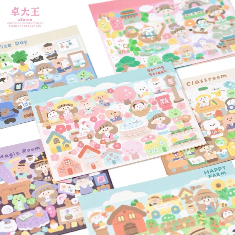 Molinta scene sticker set 2