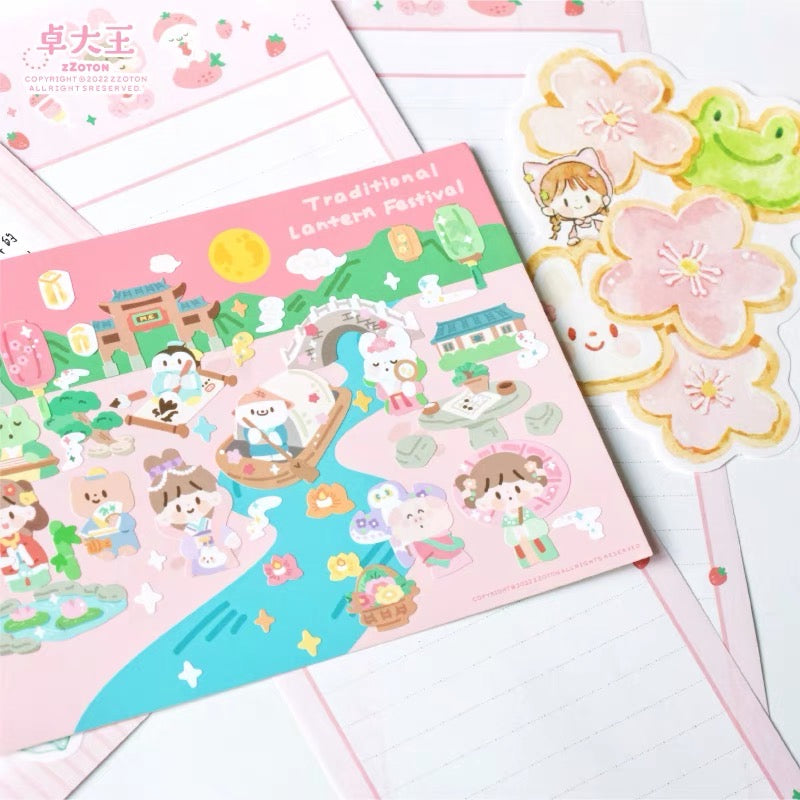 Molinta scene sticker set 2