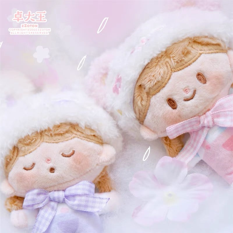 Molinta sakura panda and bunny plush pendant/toy