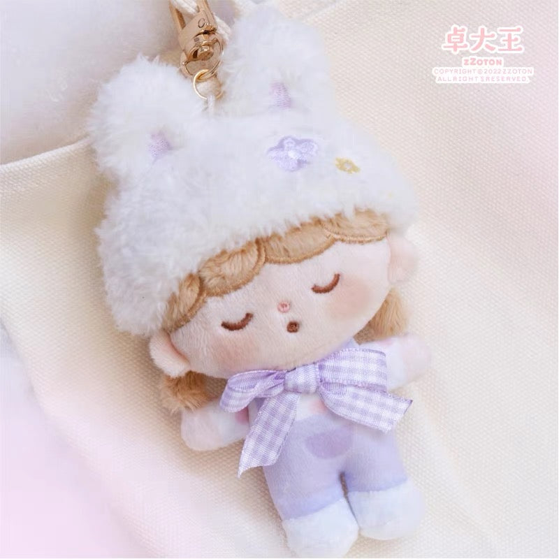 Molinta sakura panda and bunny plush pendant/toy