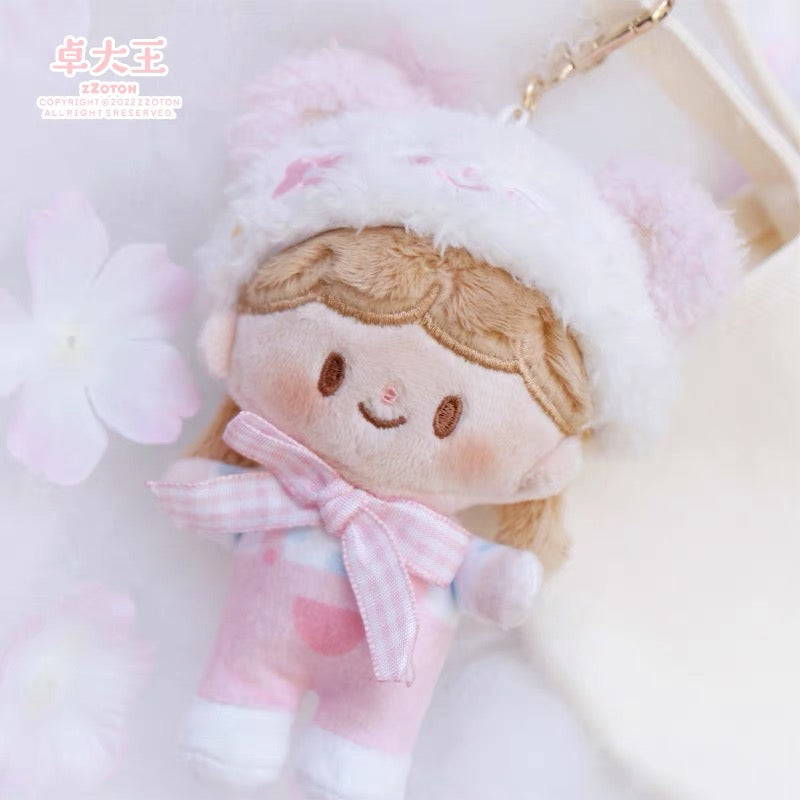 Molinta sakura panda and bunny plush pendant/toy