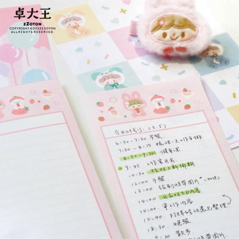 Molinta B5 half study paper memo pad