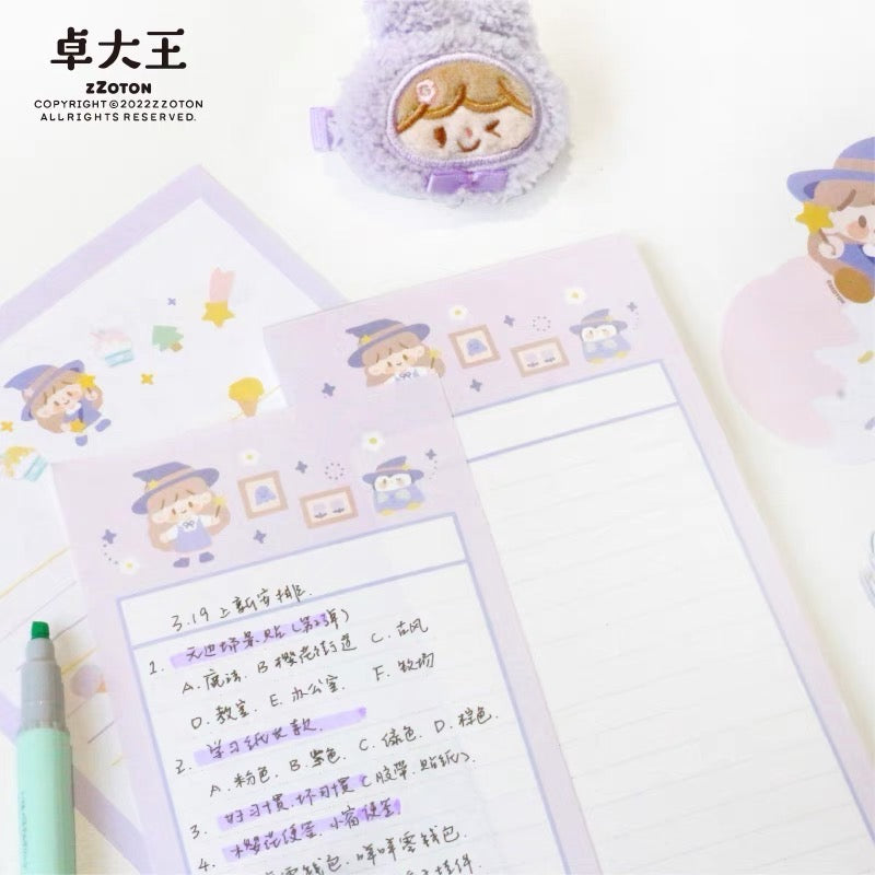 Molinta B5 half study paper memo pad