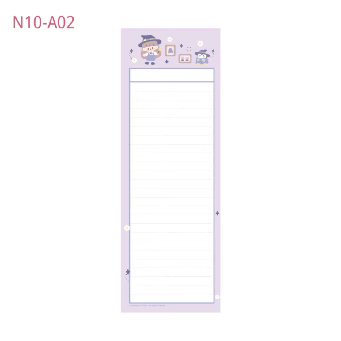 Molinta B5 half study paper memo pad