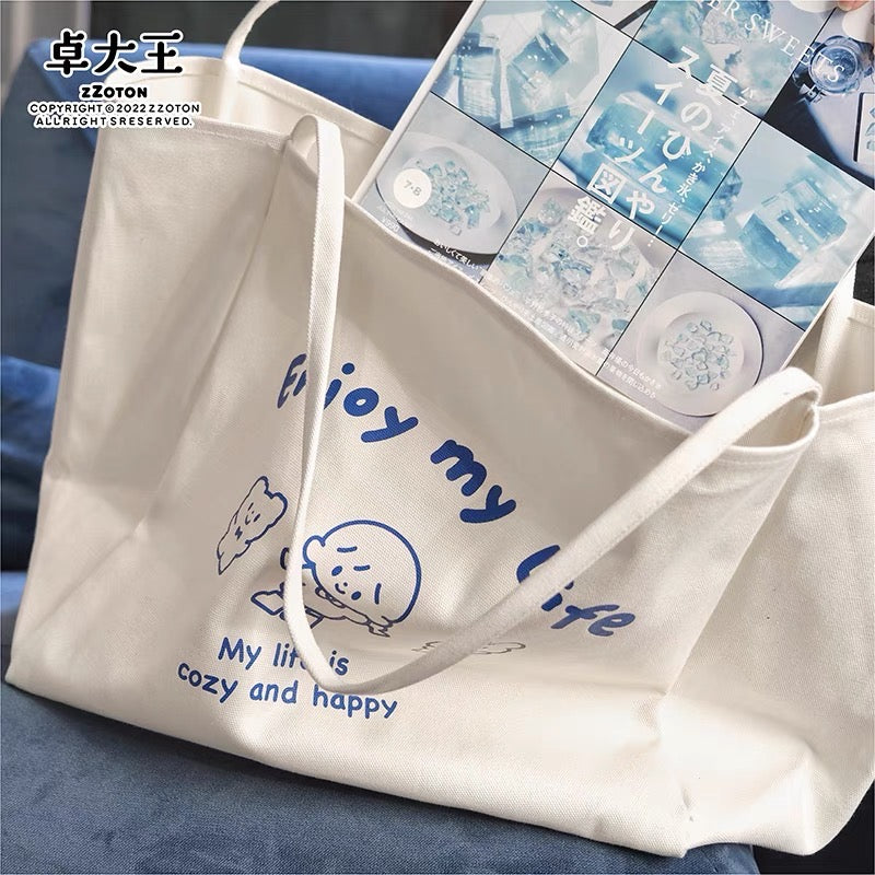 Molinta big size tote canvas bag