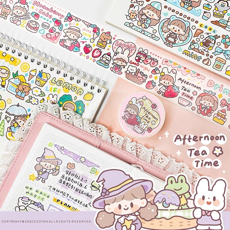 Molinta 「Afternoon Tea Time」series washitape