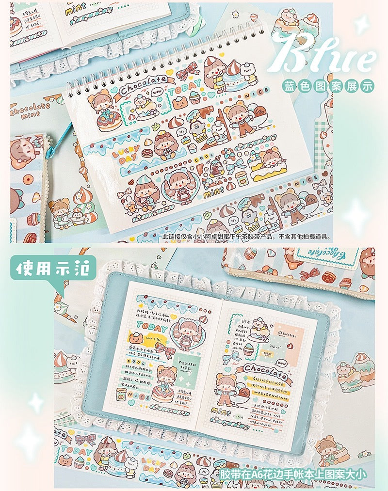 Molinta 「Afternoon Tea Time」series washitape