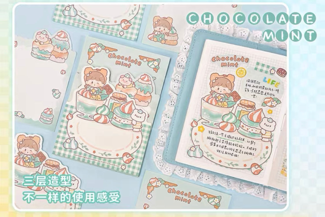 Molinta 「Afternoon Tea Time」series memo pad