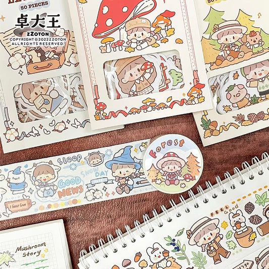 Molinta 「autumn forest」series washitape and journal paper pack