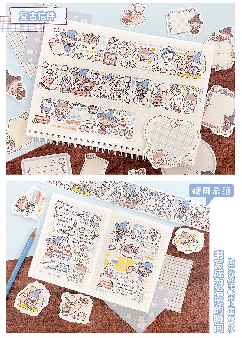 Molinta 「autumn forest」series washitape and journal paper pack