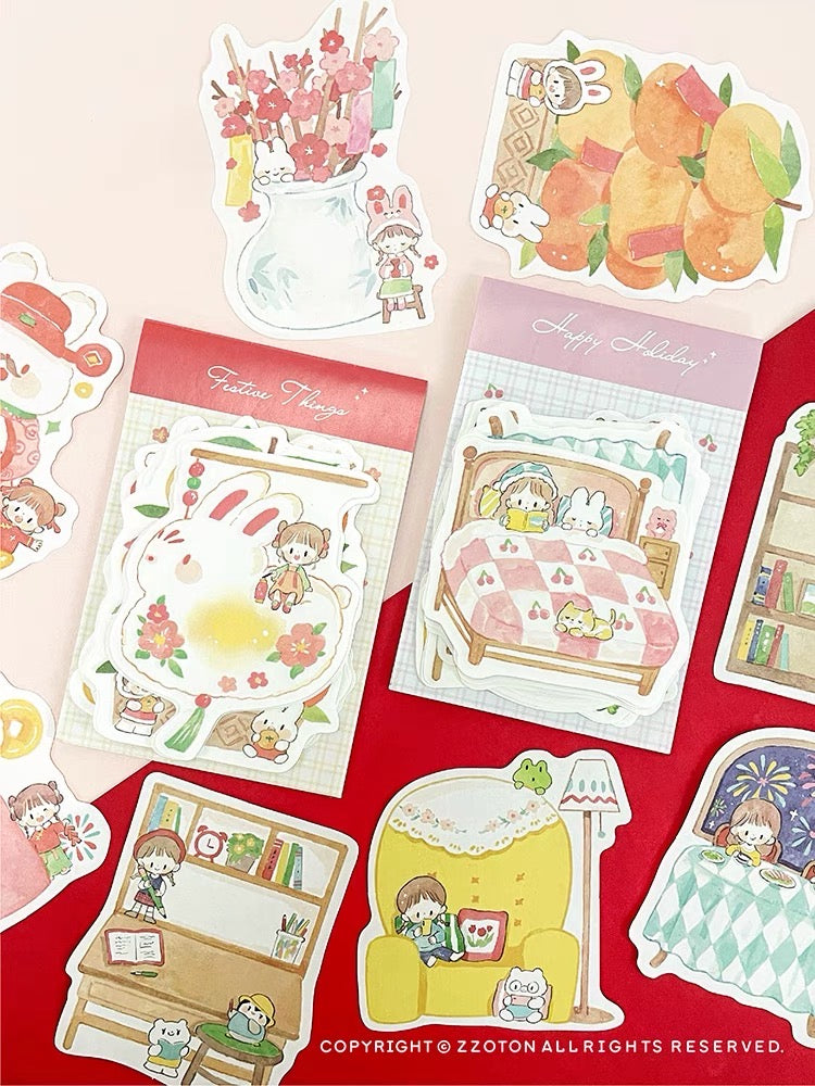 Molinta 「2023 Chinese New Year」series happy holiday festive things memo pack