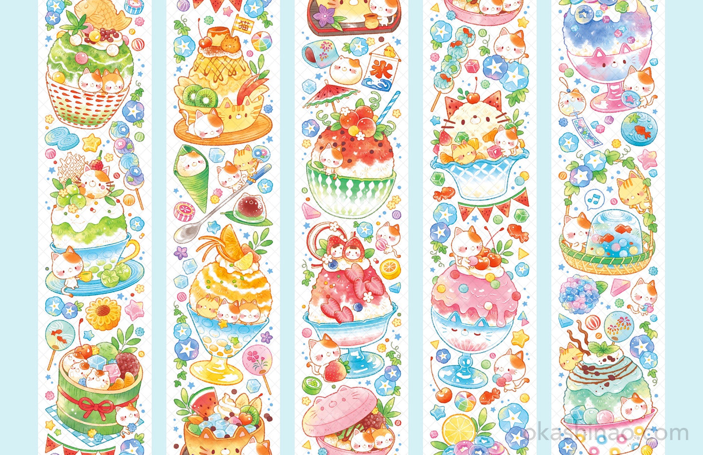 Summer smoothies PET tape
