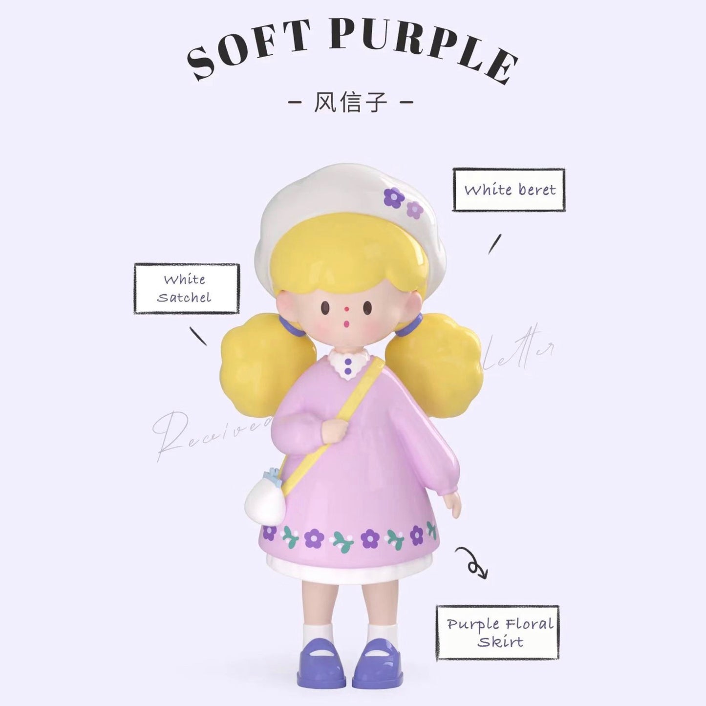 Molinta blind box toys 「vintage style girl」series 9