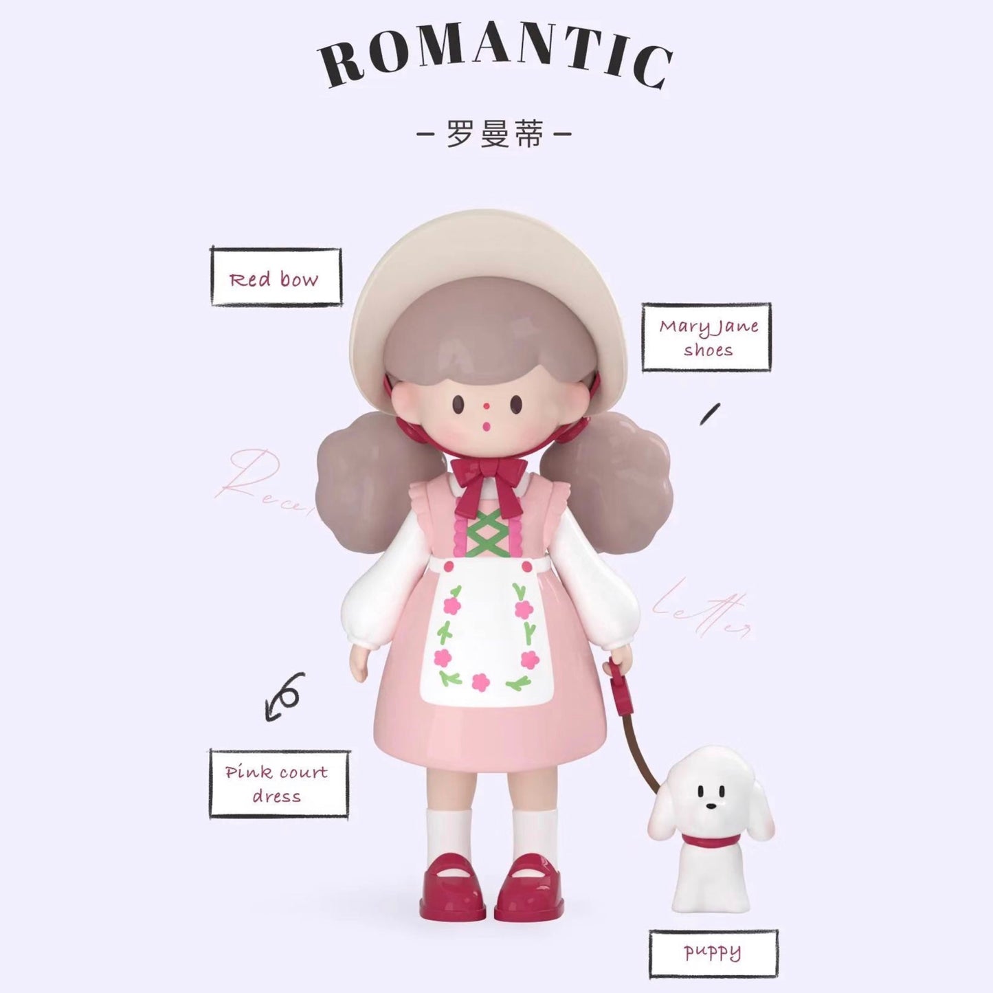 Molinta blind box toys 「vintage style girl」series 9