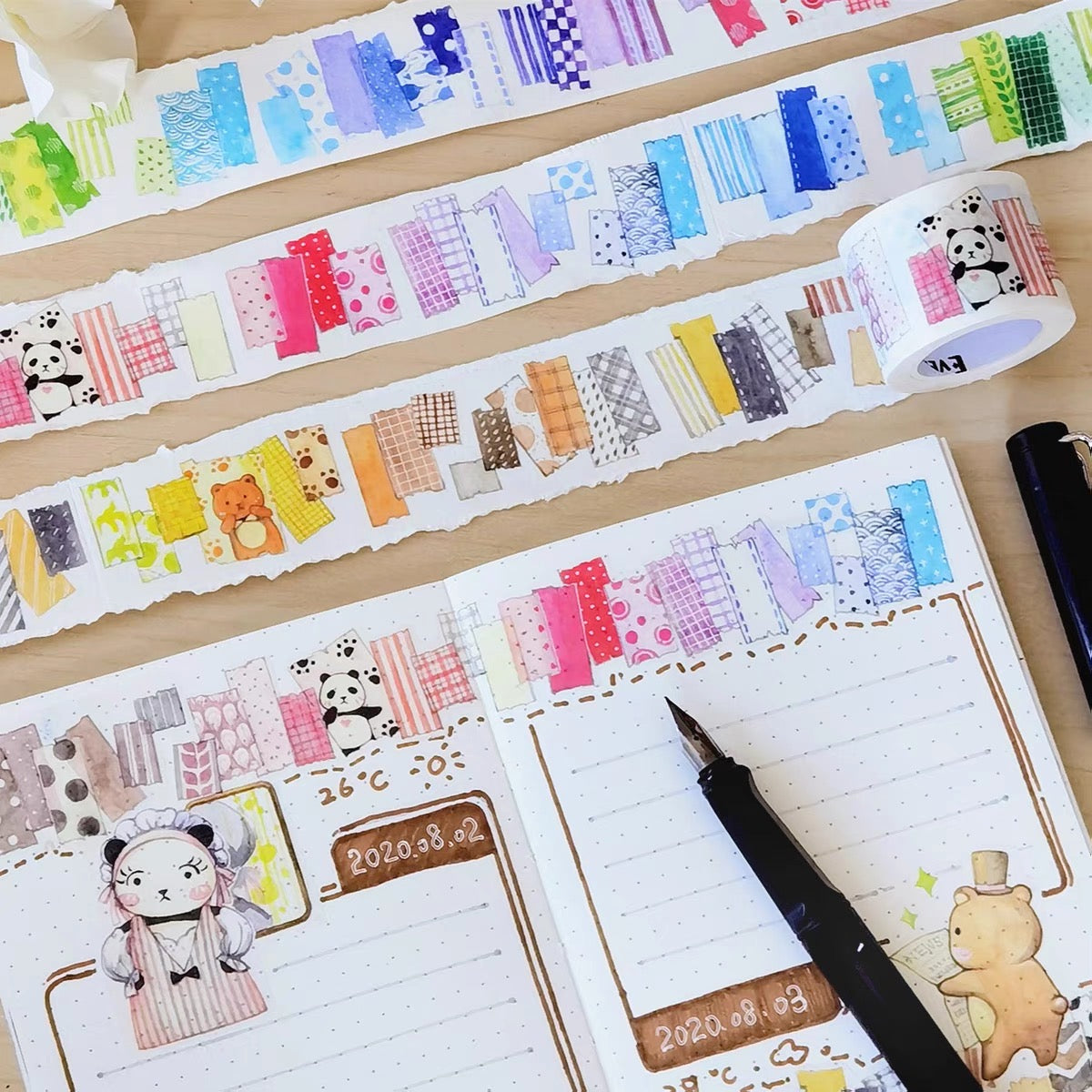 Ever&Ein colorful tape washitape