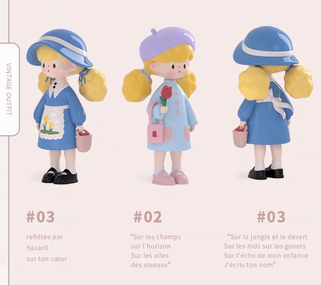 Molinta blind box toys 「vintage style girl」series 9