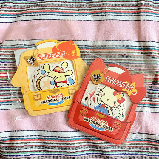 Sanrio Shanghai Times sticker pack set