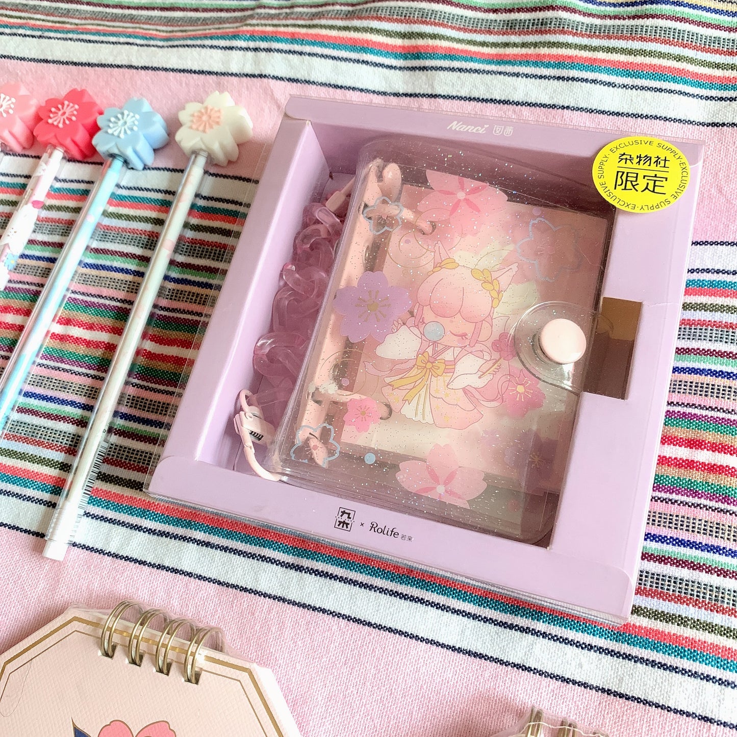 Sakura theme stationery set