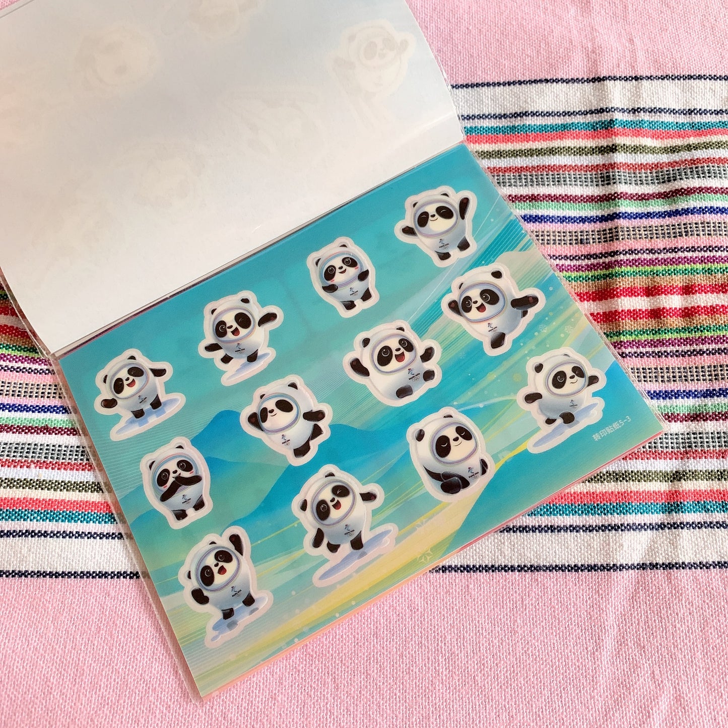 Beijing 2022 Olympic Winter Games Bing Dwen Dwen transfer sticker pack