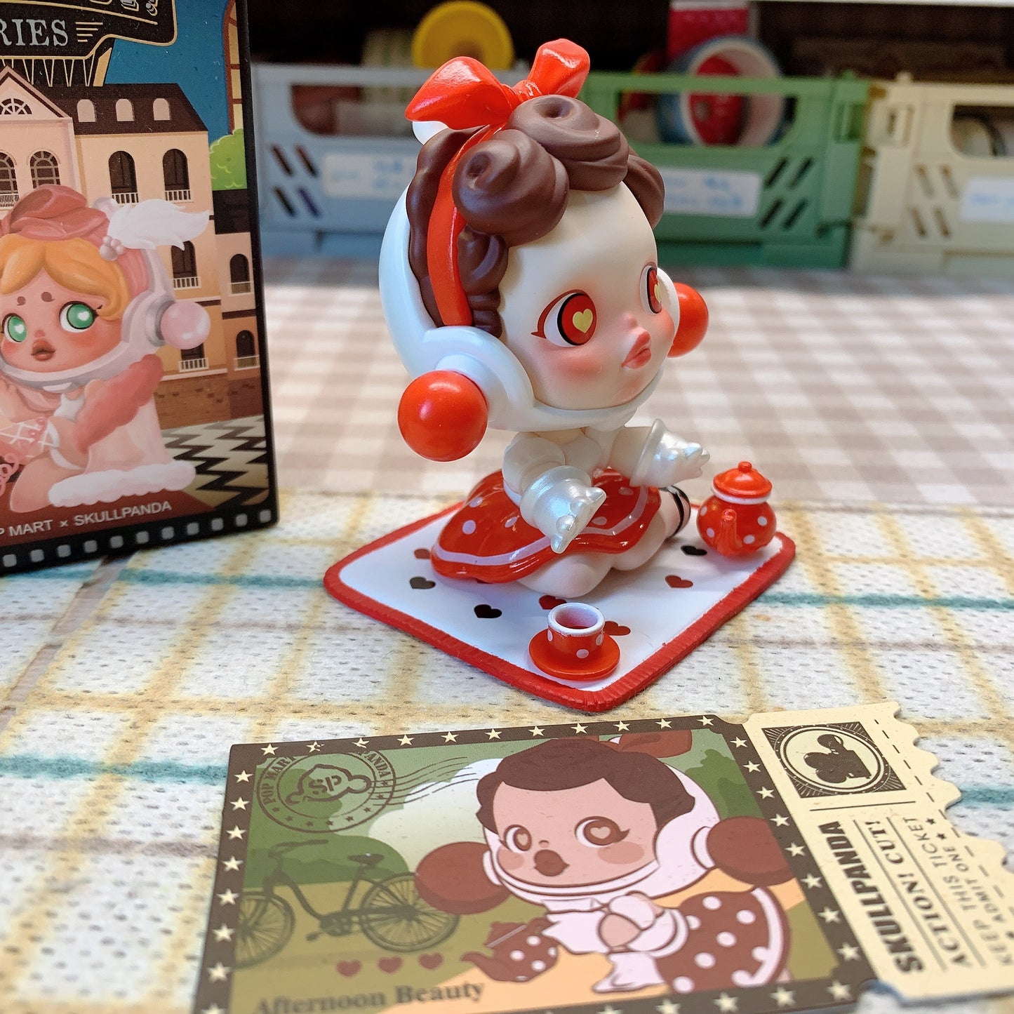 【PRELOVED and SALE 】POPMART Skullpanda blind box toy Action cut series Afternoon Beauty
