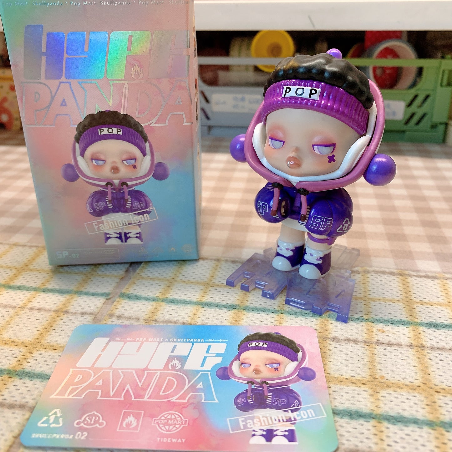 【PRELOVED and SALE 】POPMART Skullpanda blind box toy Hype panda series Fashion Icon