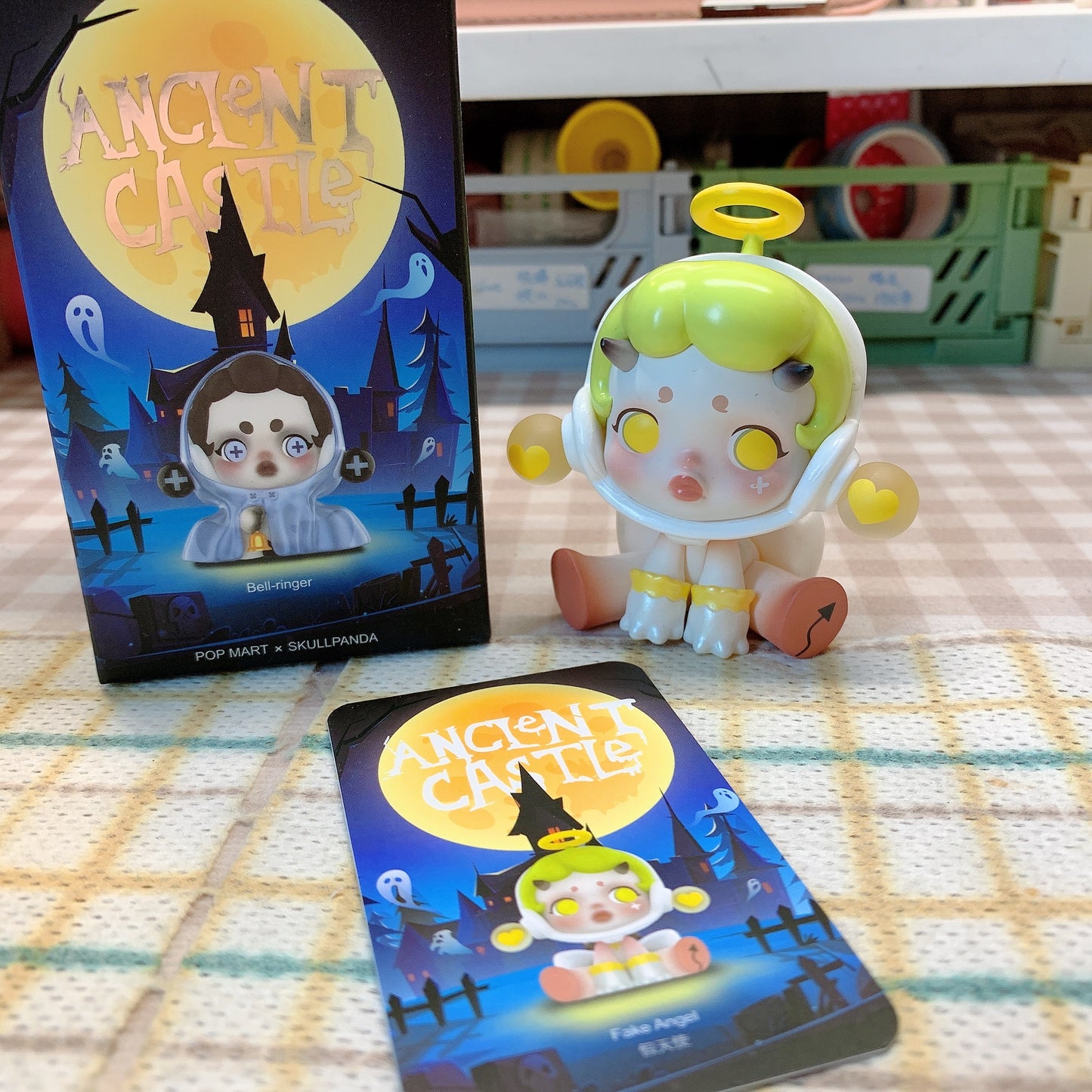 【PRELOVED and SALE 】POPMART Skullpanda blind box toy Anclent Castle series Fake Angel