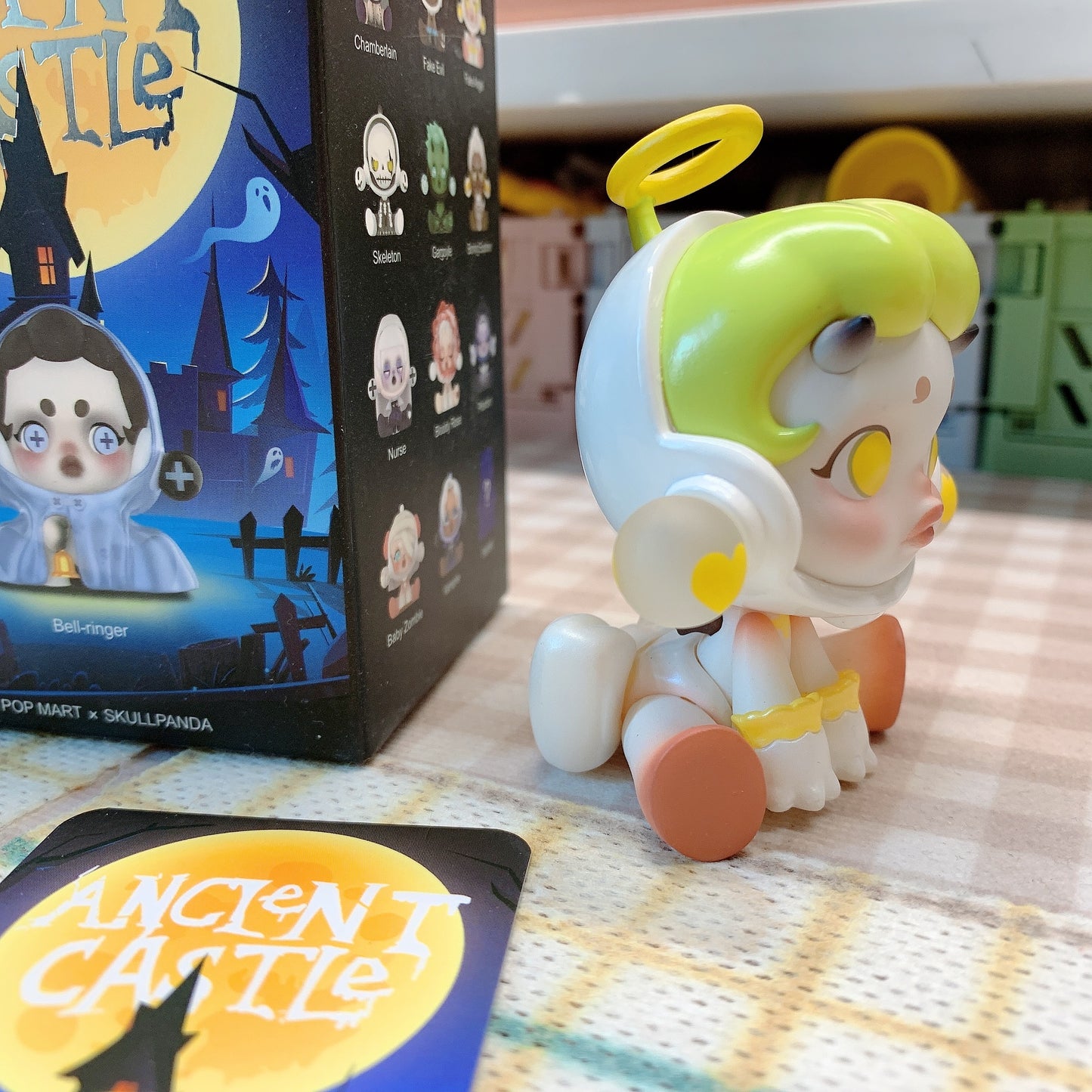 【PRELOVED and SALE 】POPMART Skullpanda blind box toy Anclent Castle series Fake Angel