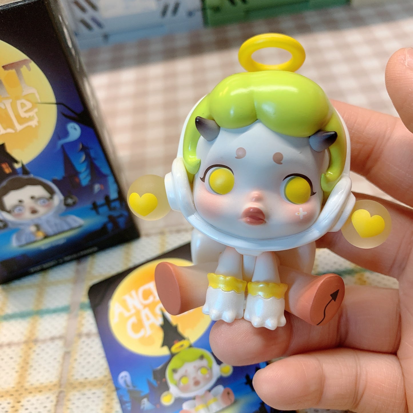 【PRELOVED and SALE 】POPMART Skullpanda blind box toy Anclent Castle series Fake Angel