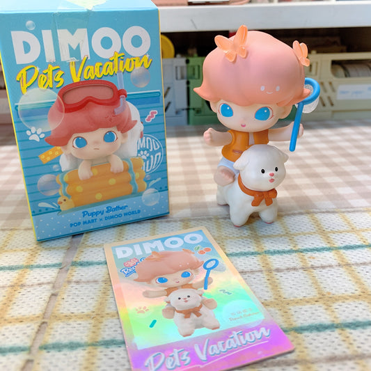 【PRELOVED and SALE 】POPMART Dimoo blind box toy Pets Vacation Ranch Catcher
