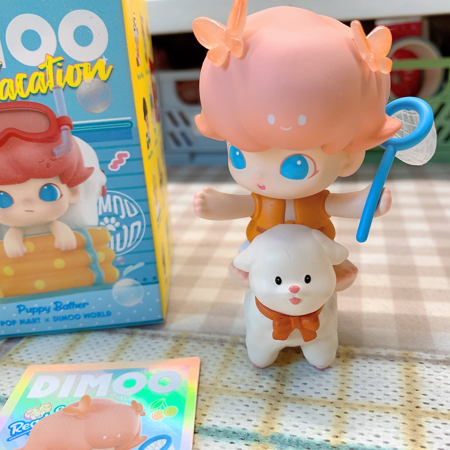 【PRELOVED and SALE 】POPMART Dimoo blind box toy Pets Vacation Ranch Catcher