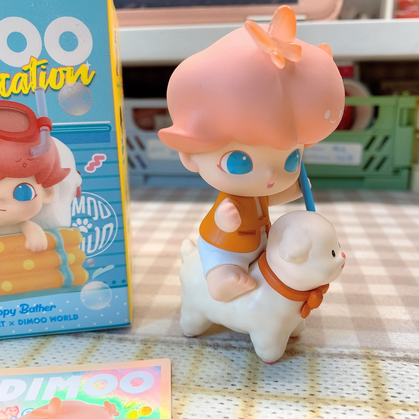 【PRELOVED and SALE 】POPMART Dimoo blind box toy Pets Vacation Ranch Catcher