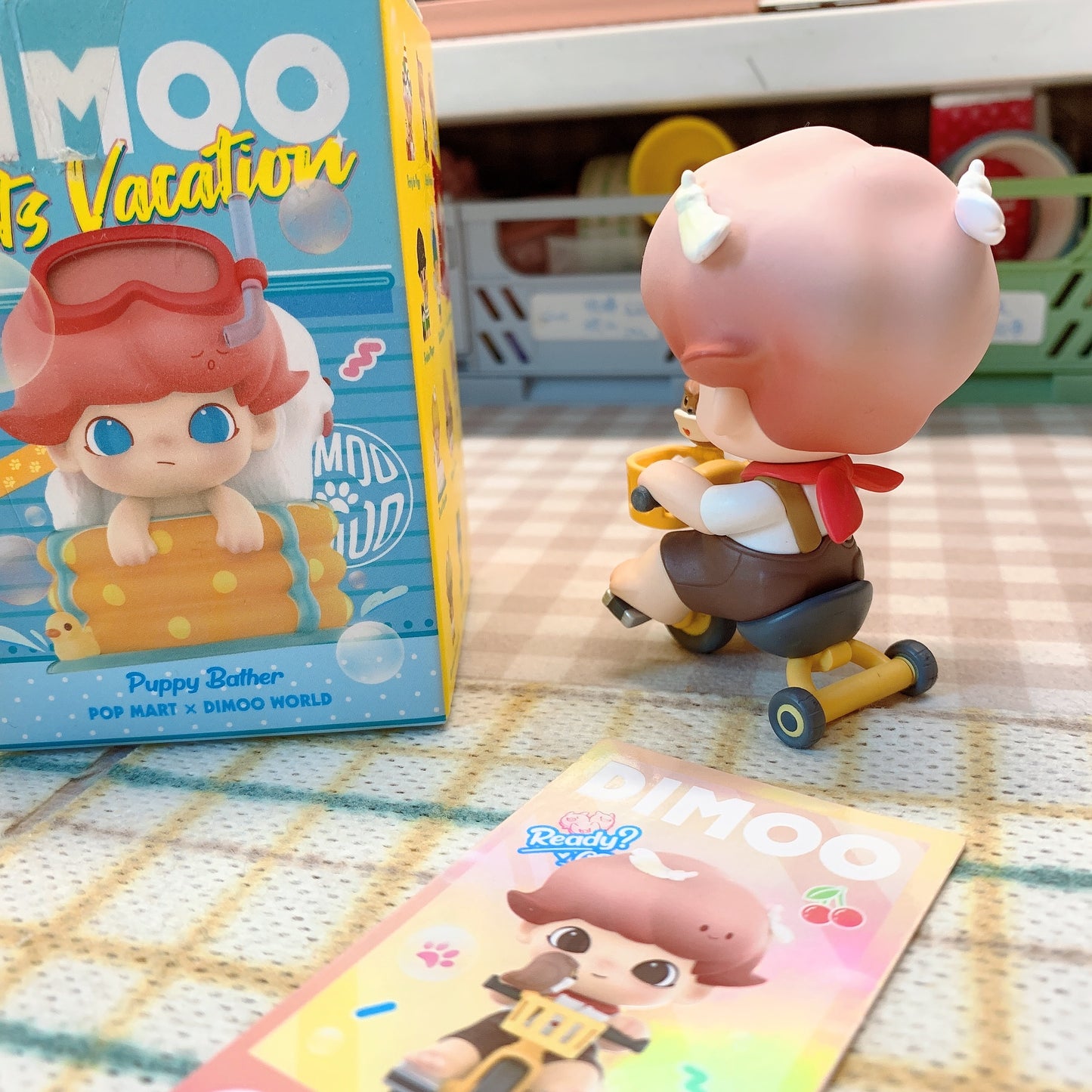 【PRELOVED and SALE 】POPMART Dimoo blind box toy Pets Vacation Love Letter Courier