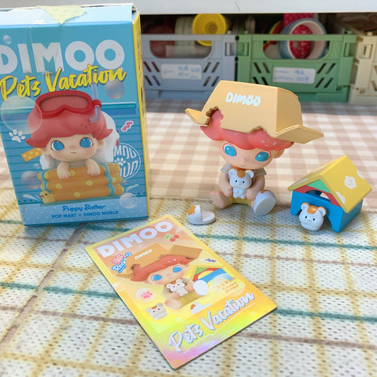 【PRELOVED and SALE 】POPMART Dimoo blind box toy Pets Vacation Hamsters Architect