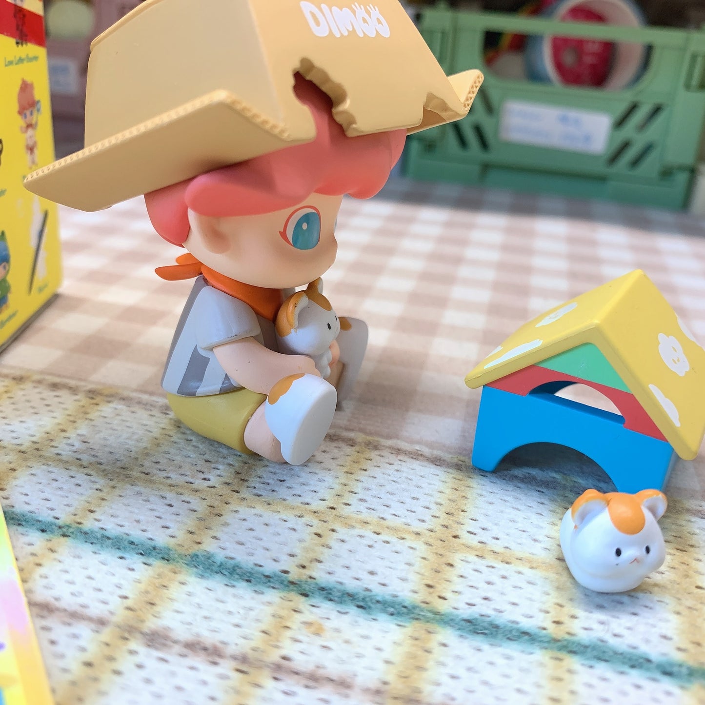 【PRELOVED and SALE 】POPMART Dimoo blind box toy Pets Vacation Hamsters Architect