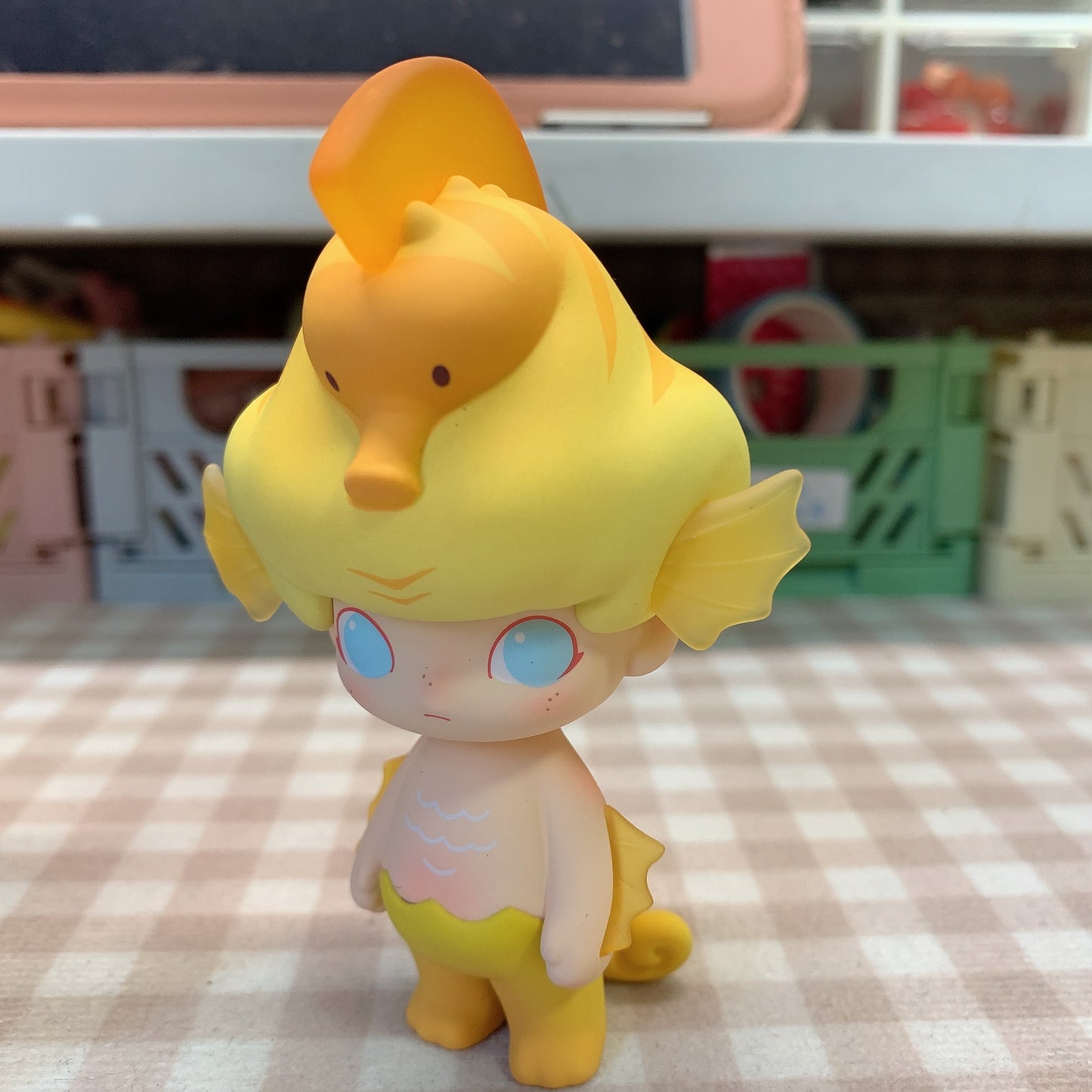 【PRELOVED and SALE 】POPMART Dimoo blind box toy Aquarium series Seahorse