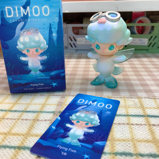 【PRELOVED and SALE 】POPMART Dimoo blind box toy Aquarium series Flying Fish