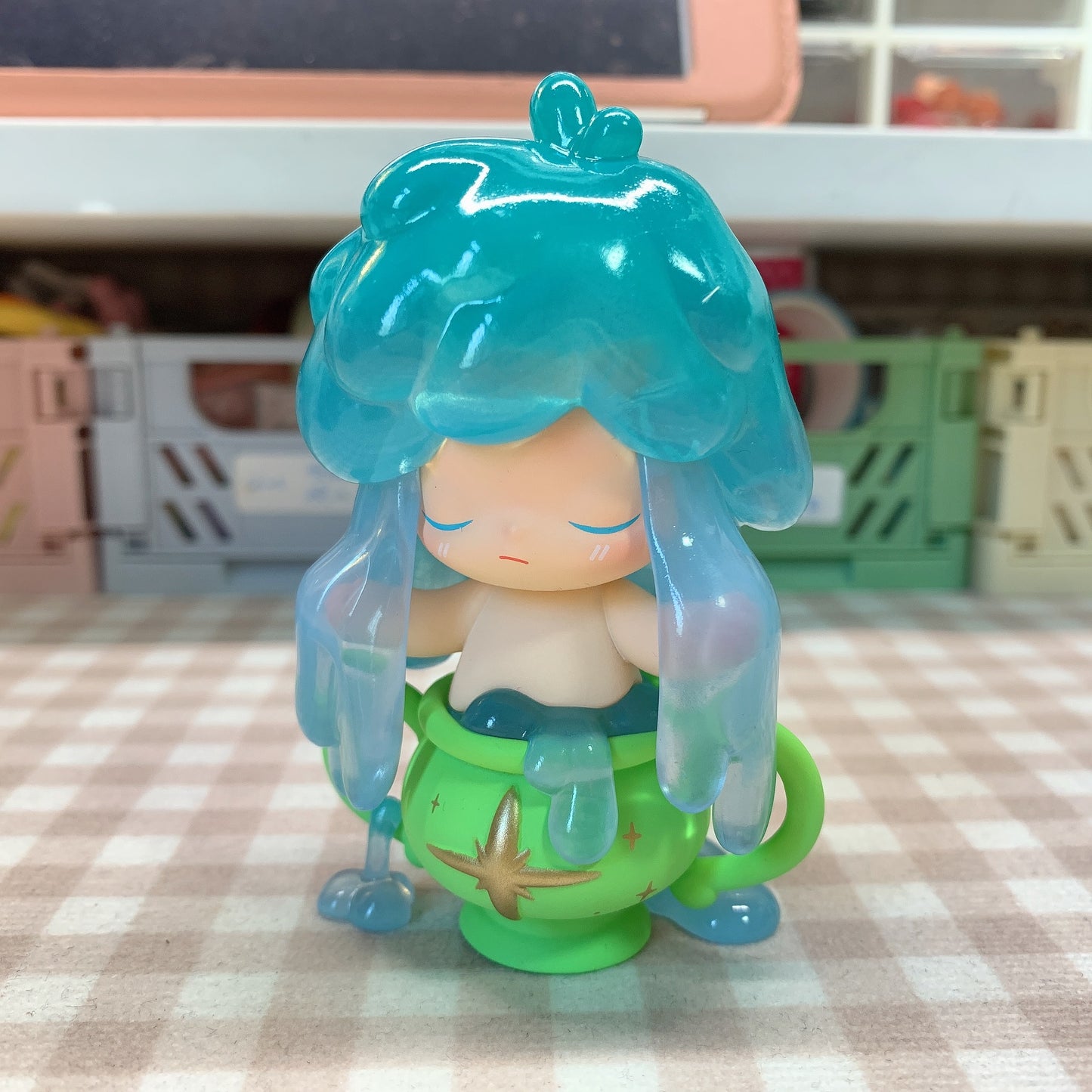 【PRELOVED and SALE 】POPMART Dimoo blind box toy Zodiac series Aquarius