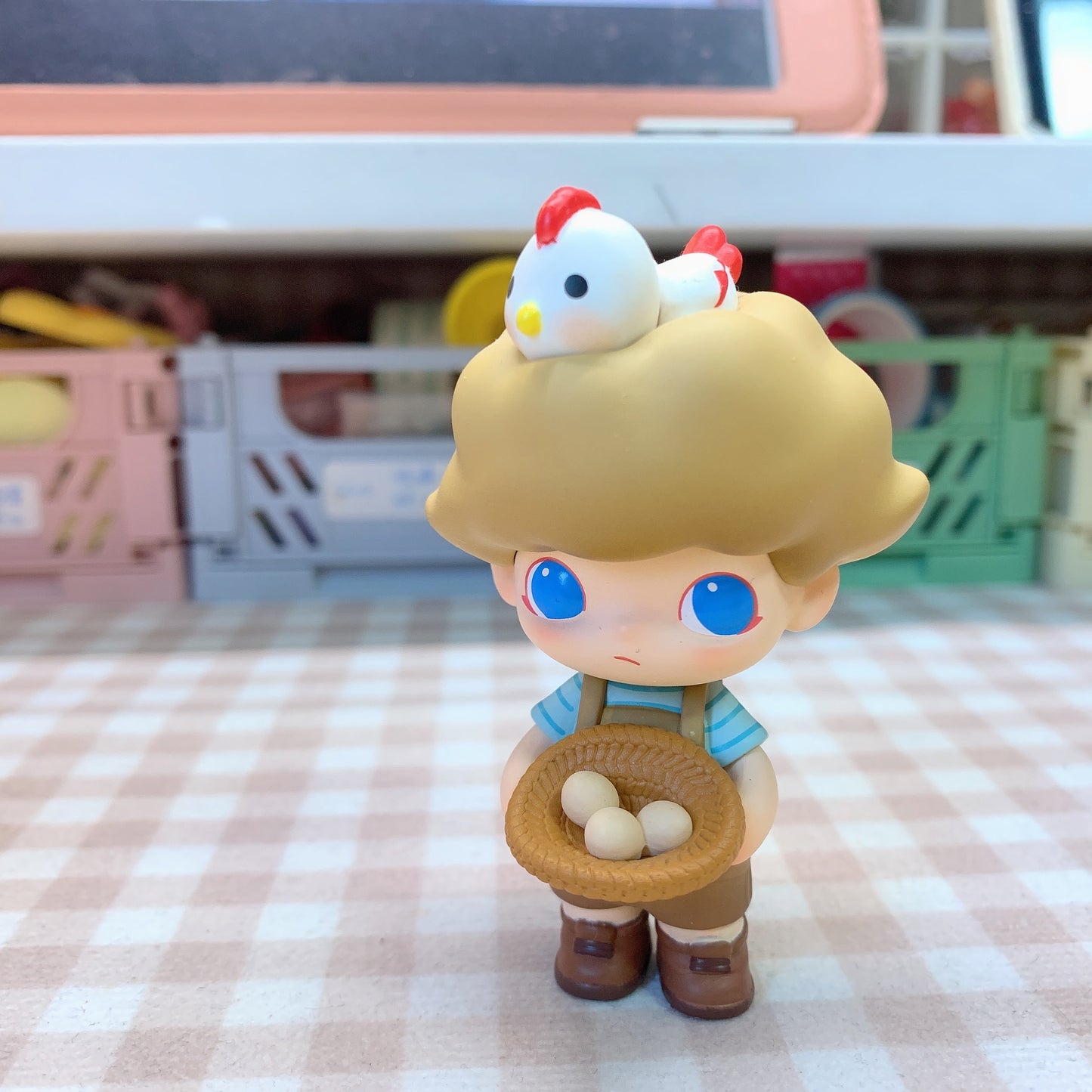 【PRELOVED and SALE 】POPMART Dimoo blind box toy Life University series Son of Landlord