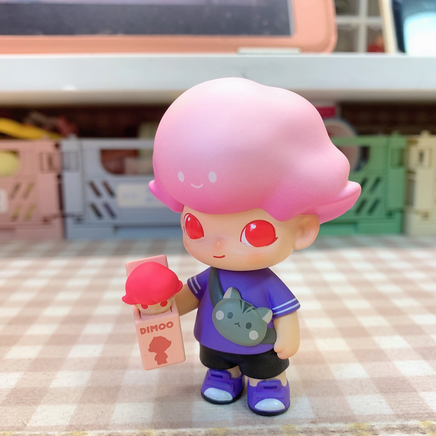 【PRELOVED and SALE 】POPMART Dimoo blind box toy Life University series Art Toy Collector