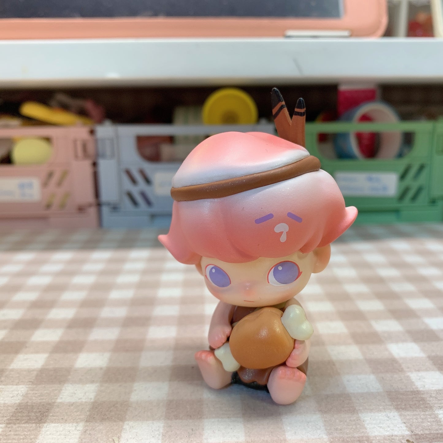 【PRELOVED and SALE 】POPMART Dimoo blind box toy Forest Night series Wild Man