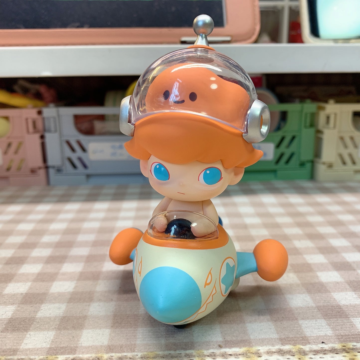 【PRELOVED and SALE 】POPMART Dimoo blind box toy Space Travel series Rocket Boy