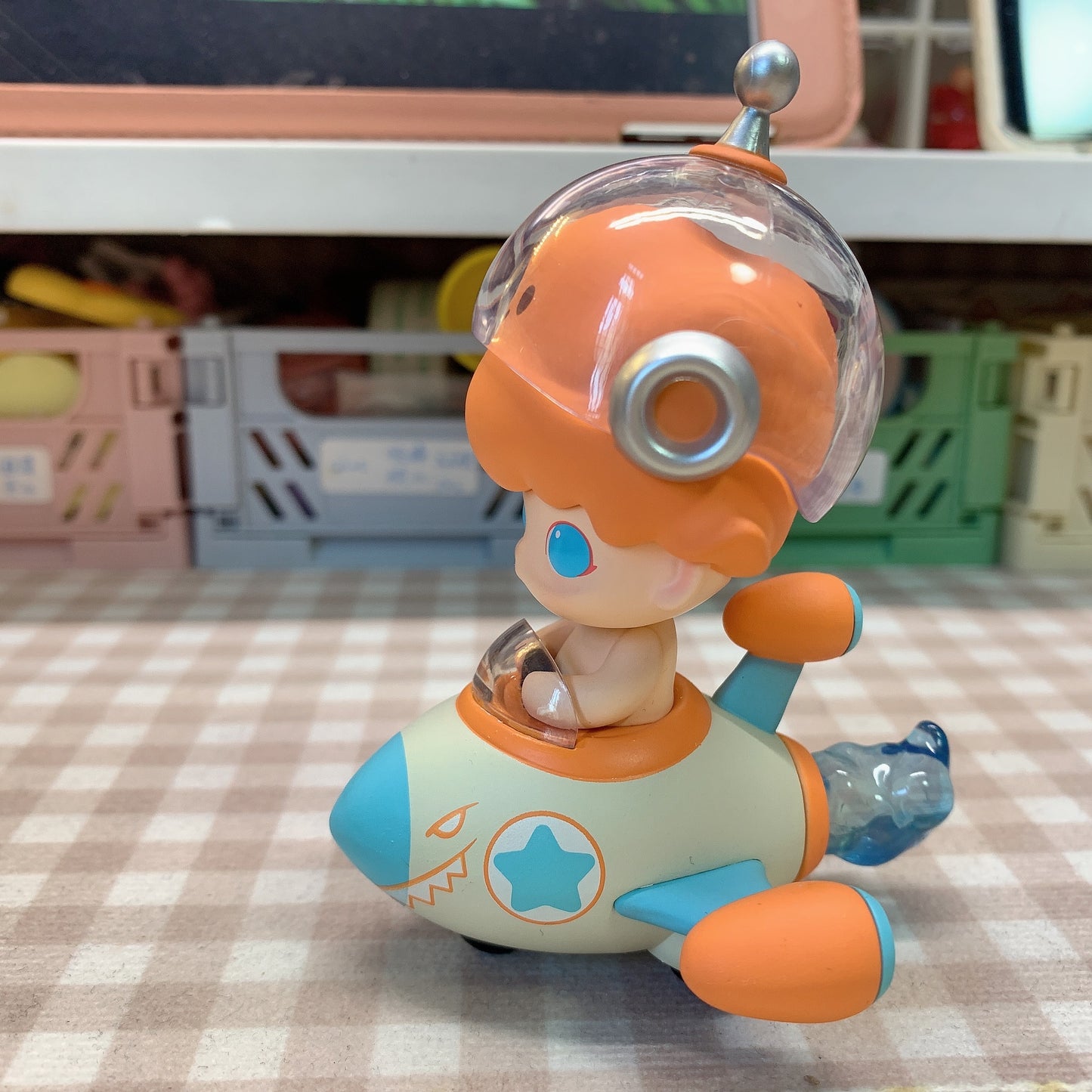 【PRELOVED and SALE 】POPMART Dimoo blind box toy Space Travel series Rocket Boy