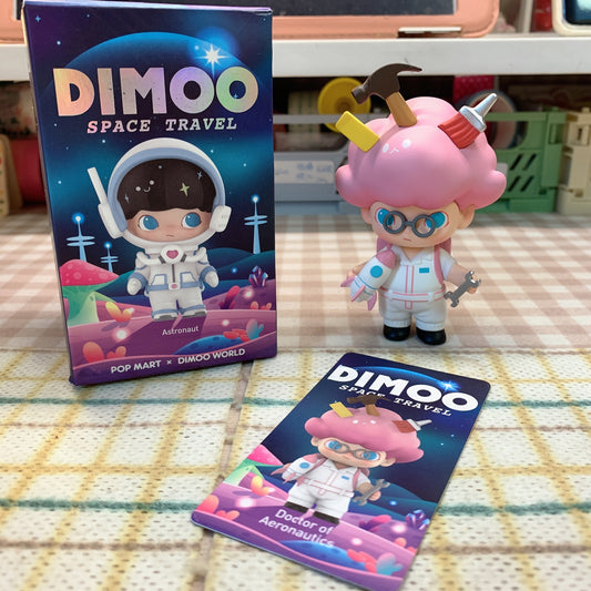 【PRELOVED and SALE 】POPMART Dimoo blind box toy Space Travel series Doctor of Aeronautics