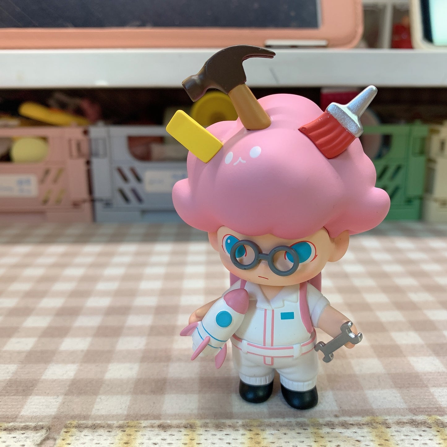【PRELOVED and SALE 】POPMART Dimoo blind box toy Space Travel series Doctor of Aeronautics