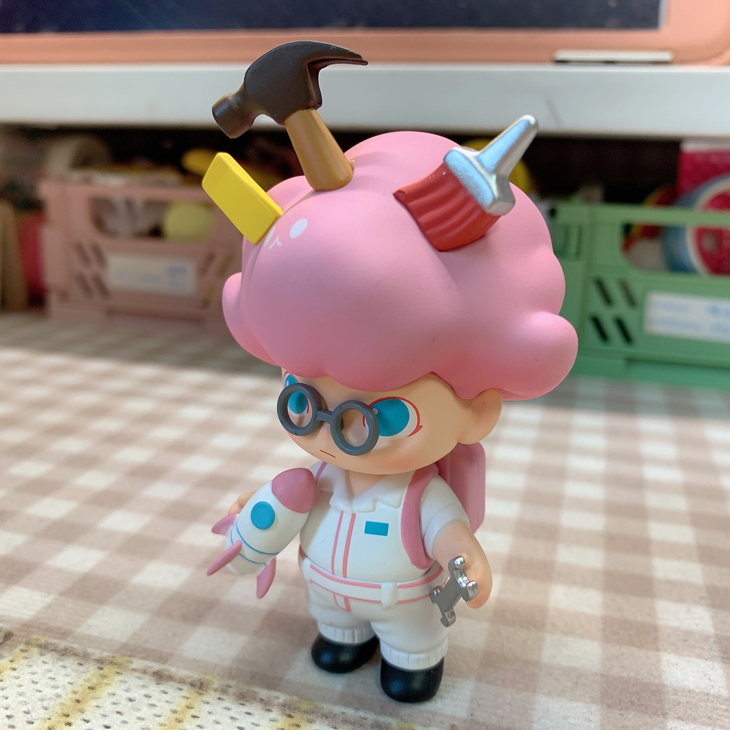 【PRELOVED and SALE 】POPMART Dimoo blind box toy Space Travel series Doctor of Aeronautics