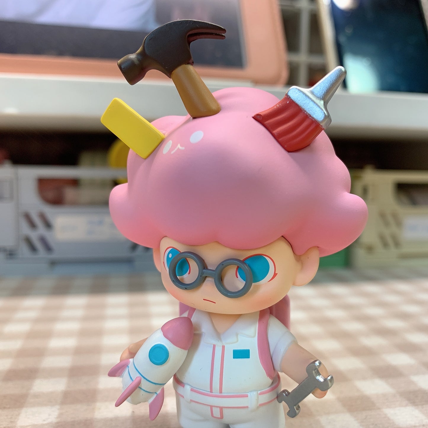 【PRELOVED and SALE 】POPMART Dimoo blind box toy Space Travel series Doctor of Aeronautics