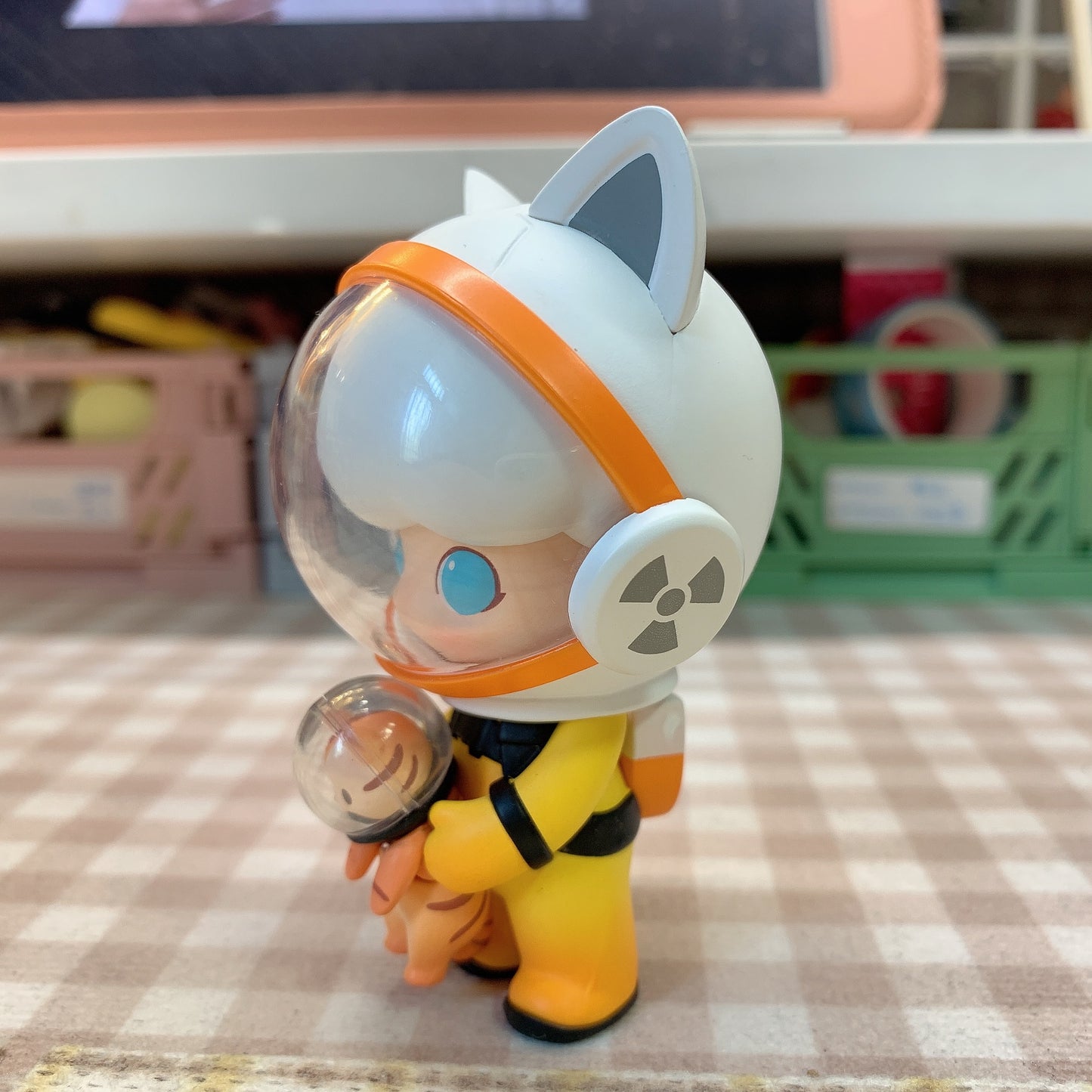 【PRELOVED and SALE 】POPMART Dimoo blind box toy Space Travel series Kitty Space Boy