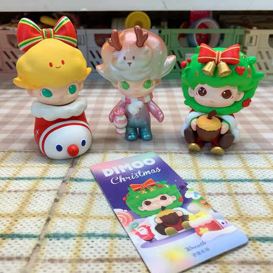【PRELOVED and SALE 】POPMART Dimoo blind box toy Christmas series pack